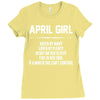 April Girl Hated By Many Ladies Fitted T-Shirt