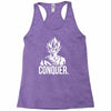 conquer   super saiyan goku Racerback Tank