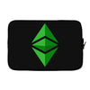 etherium classic logo Laptop sleeve