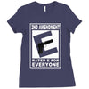 second amendment rated e for everyone Ladies Fitted T-Shirt