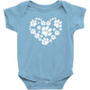 cat love paw Baby Onesie