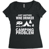 camping (2) Women's Triblend Scoop T-shirt