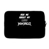 ask me about my lego ninjago Laptop sleeve