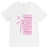 breast cancer V-Neck Tee