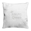 baking queen Throw Pillow