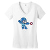 mega mario Women's V-Neck T-Shirt
