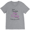 I Love My Trucker To The Moon And Back To Infinity And Beyond Forever V-Neck Tee