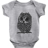 owl on athletic Baby Onesie