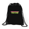 ninja turtles parody vegan Drawstring Bags
