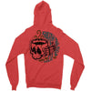 death before decaf white Zipper Hoodie
