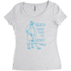 beach better have my money Women's Triblend Scoop T-shirt