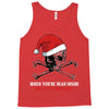 skull christmas Tank Top