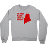 funny maine state Crewneck Sweatshirt