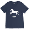 unicorn believe V-Neck Tee