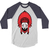 native america wolf 3/4 Sleeve Shirt