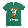 pumpkin spice latte Ladies Fitted T-Shirt