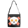Bacon Egg Skull Adjustable Strap Totes