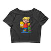 bart simpson Crop Top
