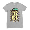 pop off Ladies Fitted T-Shirt