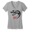 snake head Women's V-Neck T-Shirt