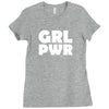 girl power Ladies Fitted T-Shirt