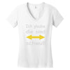 ich glaube die sind schwul Women's V-Neck T-Shirt