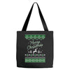 merry christmas ugly christmas sweater Tote Bags