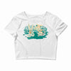 rock, paper, scissor hold Crop Top