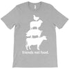 friends not food white T-Shirt