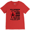 as a scorpio i have 3 sides V-Neck Tee