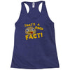 rock fact Racerback Tank