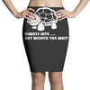 always late worth wait funny turtle tee Pencil Skirts