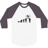 stop following me monkey 3/4 Sleeve Shirt