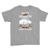 daddy and daughter  always heart to heart Youth Tee