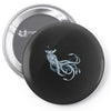 sea emperor transparent buffalo Pin-back button