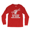 weapons of mass percussion Long Sleeve Shirts