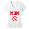 I Am A Mom Against Vaping Women's V-Neck T-Shirt