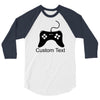 custom text 3/4 Sleeve Shirt