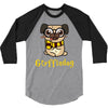 gryffindog pug 3/4 Sleeve Shirt