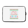 this is my ugly sweater Laptop sleeve