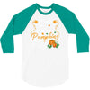 fall i teach the cutest pumpkins 3/4 Sleeve Shirt