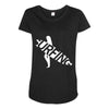 mens surfing Maternity Scoop Neck T-shirt
