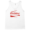 enjoy cocaine funny gray Tank Top