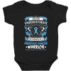 Never Underestimate the Strength of a Prostate Cancer Warrior Baby Bodysuit