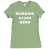 working class hero Ladies Fitted T-Shirt