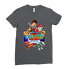 paw patrol birthday boy auntie Ladies Fitted T-Shirt