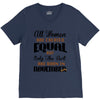 all women are created equal but only the best are born in november V-Neck Tee