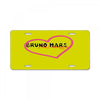 BRUNO MARS License Plate