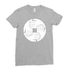 dj remix funny mens Ladies Fitted T-Shirt