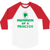 mother's day mommom of a princess 3/4 Sleeve Shirt